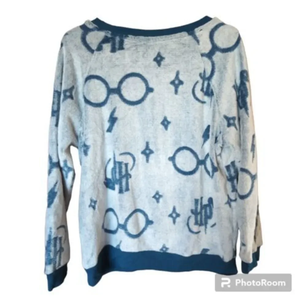 WIZARDING WORLD‎ OF HARRY POTTER Womens Double M Super Soft Sweater Pajama Top